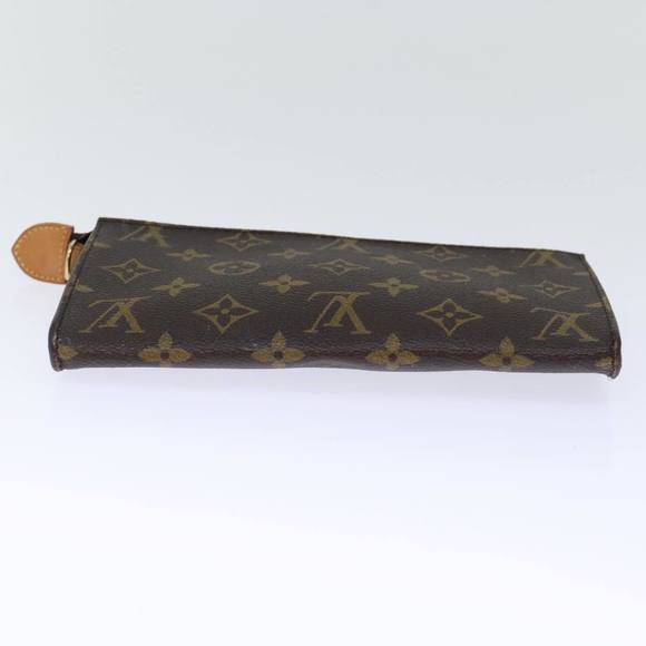 LOUIS VUITTON Monogram Bucket GM Pouch Accessory Pouch Vintage LV Auth 73307 - Picture 6 of 16